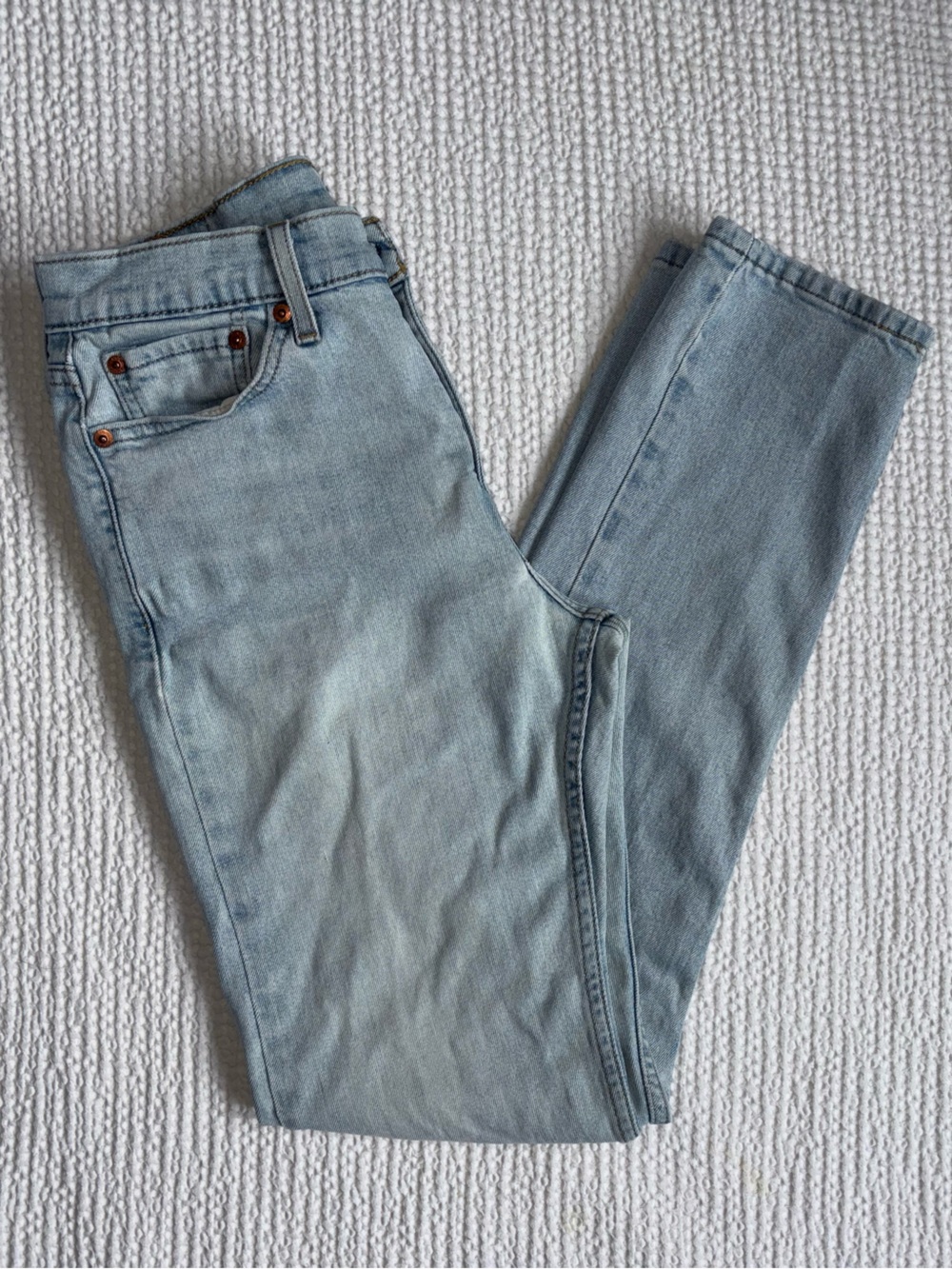 Levi's Light Blue Straight Leg Jeans